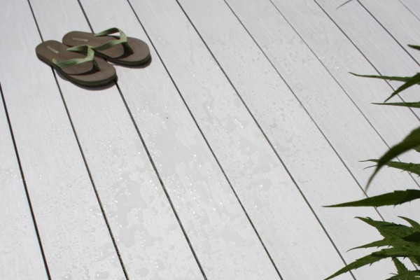 Террасная доска из ДПК Terrapol Практик моноколор Жемчуг (под заказ) купить в Боре