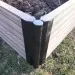 Угловой элемент поворотный, пластиковый от 60° до 300° для доски 300х30 мм из ДПК чёрный Holzhof купить в Боре