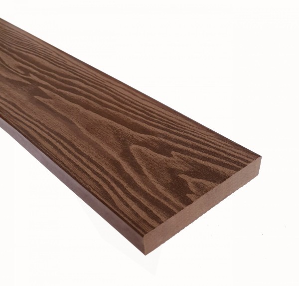 Террасная доска из ДПК Terrapol Смарт 3D Полнотелая без паза Орех Милано купить в Боре