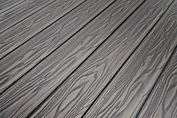 Террасная доска из ДПК Terrapol Смарт 3D Полнотелая без паза Черное дерево купить в Боре