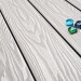 Террасная доска из ДПК Terrapol Смарт 3D Полнотелая без паза Дуб беленый купить в Боре
