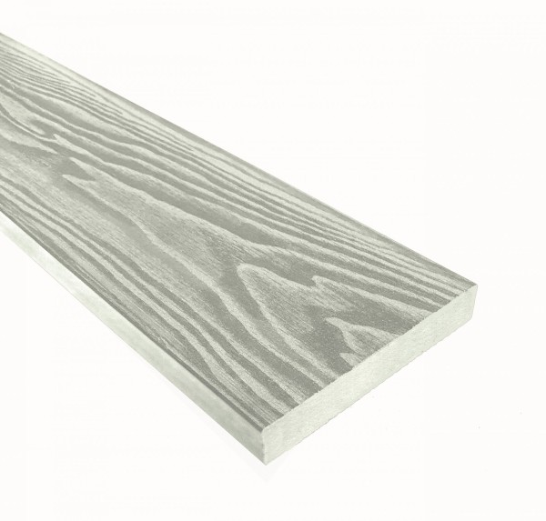 Террасная доска из ДПК Terrapol Смарт 3D Полнотелая без паза Дуб беленый купить в Боре