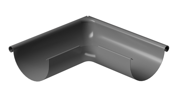 Угол внешний 90° D125 Döcke STAL PREMIUM Графит, (RAL 7024) купить в Боре
