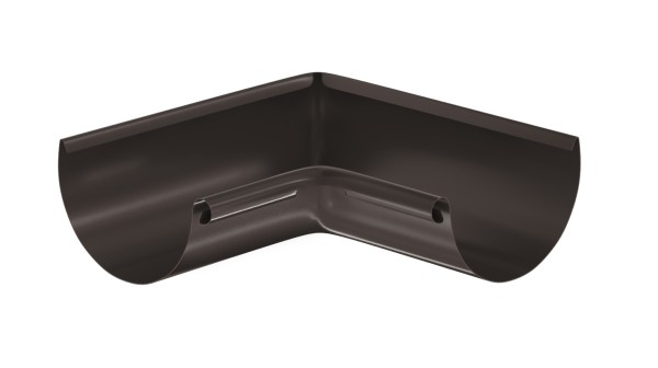 Водосток Aquasistem, система 125x90 - Угол желоба, внутренний 90° RR 32 Тёмно-Коричневый купить в Боре