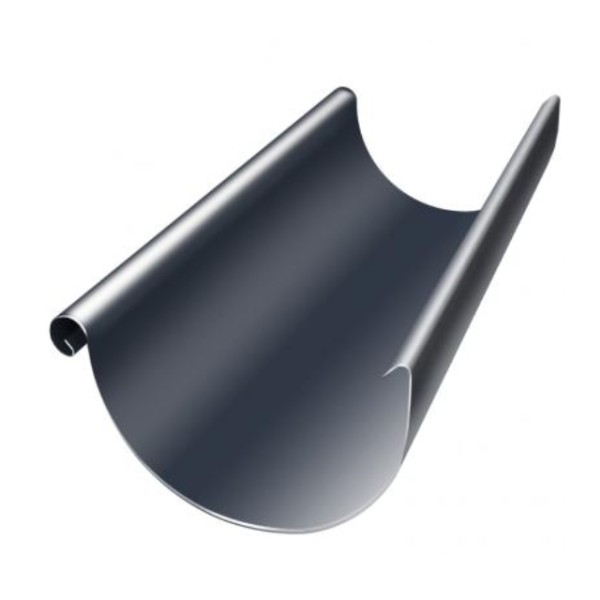 Водосток Grand Line 125x90 – Желоб 3м RAL 7024 купить в Боре