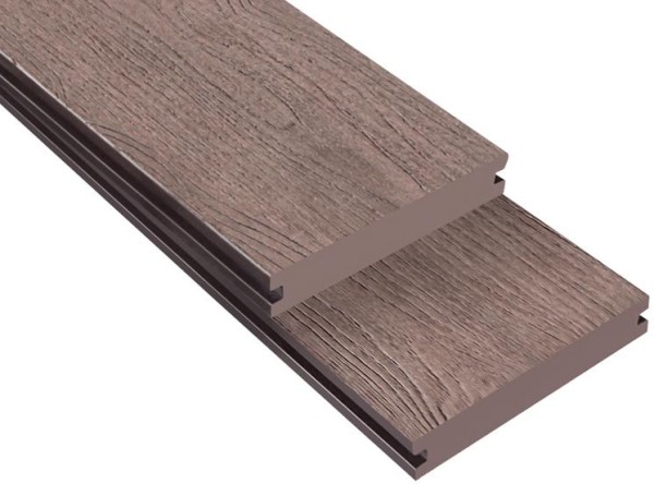 Террасная доска ДПК Outdoor 3D полнотелая NEVADA/CALIFORNIA BROWN коричневая микс купить в Боре