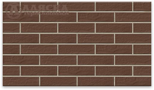 Фасадные Термопанели Аляска Braun Rustic купить в Боре