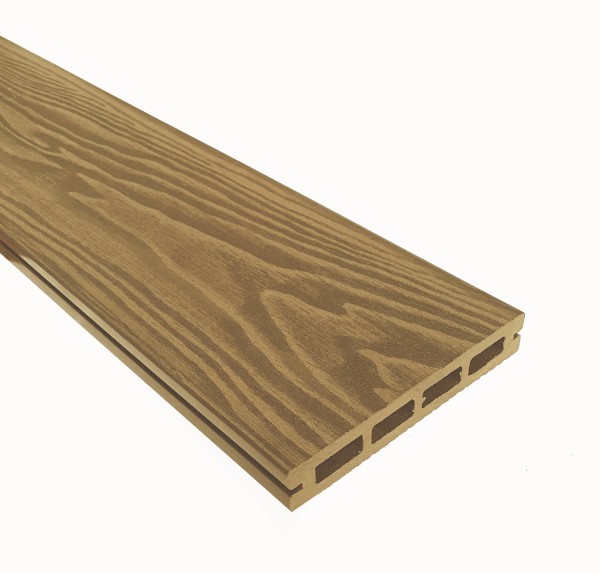 Террасная доска из ДПК Terrapol Смарт 3D Пустотелая с пазом Дуб Севилья купить в Боре