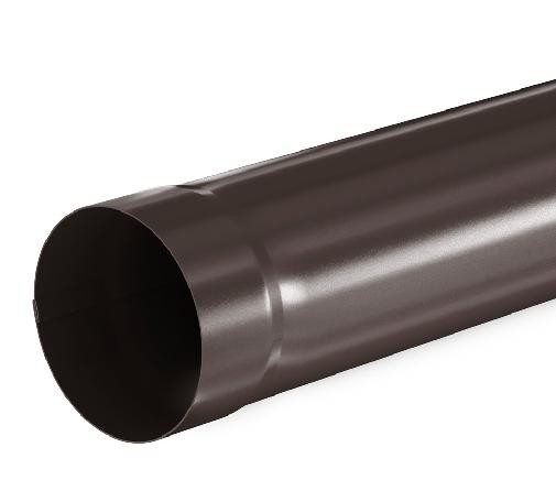 Водосток Aquasistem, система 125x90 - Труба водосточная 3.00м RR 32 Тёмно Коричневый купить в Боре