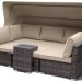 Диван-Трансформер AFINA плетеный из иск. ротанга AFM-320B Brown купить в Боре