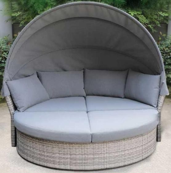 Диван-Трансформер AFINA плетеный из иск. ротанга AFM-325G Grey купить в Боре