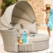 Диван-Трансформер AFINA плетеный из иск. ротанга AFM-325 Beige купить в Боре