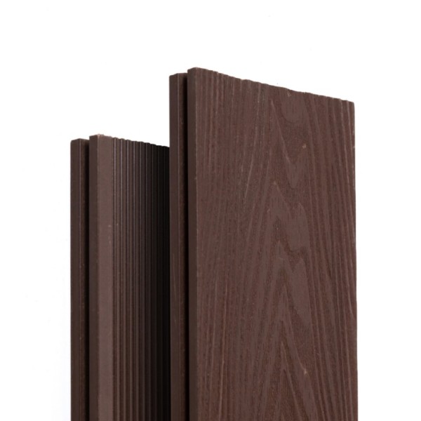 Террасная доска Ecodecking Экстра 3D полнотелая Венге купить в Боре