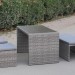 Диван-Трансформер AFINA плетеный из иск. ротанга S330G-W78 Grey купить в Боре