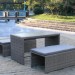 Диван-Трансформер AFINA плетеный из иск. ротанга S330G-W78 Grey купить в Боре