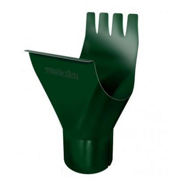 Водосток Grand Line 125x90 – Воронка желоба RAL 6005 купить в Боре