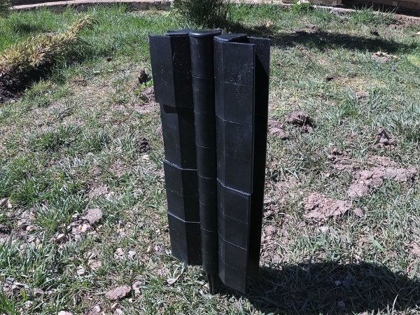 Угловой элемент поворотный, пластиковый от 60° до 300° для доски 300х30 мм из ДПК чёрный Holzhof купить в Боре