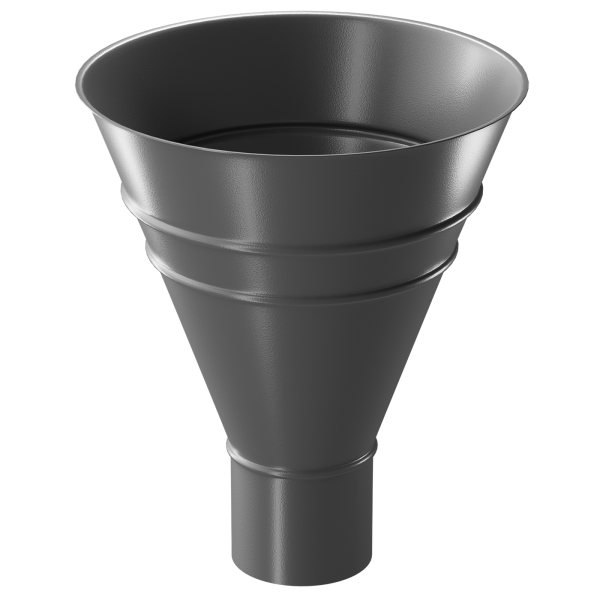 Воронка водосборная Döcke STAL PREMIUM, Графит купить в Боре