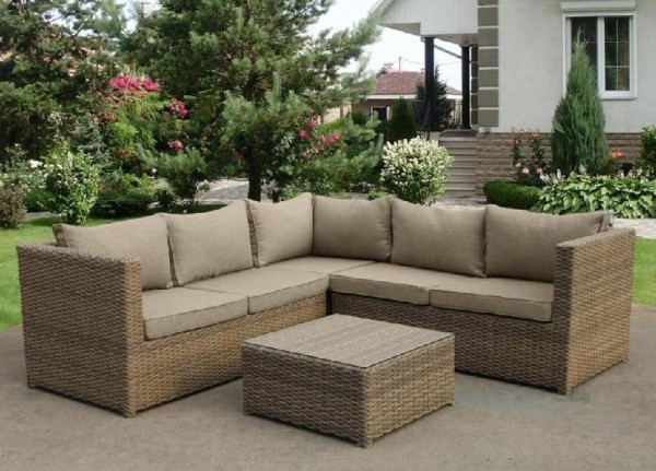Комплект мебели AFINA плетеной из иск. ротанга YR825B Beige купить в Боре