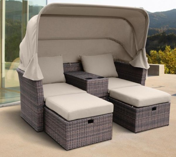 Комплект мебели AFINA плетеной из иск. ротанга AFM-330B Brown купить в Боре
