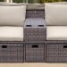 Комплект мебели AFINA плетеной из иск. ротанга AFM-330B Brown купить в Боре