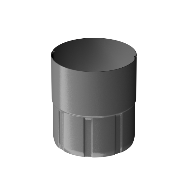Муфта соединительная для водостока Döcke STAL PREMIUM, Графит купить в Боре