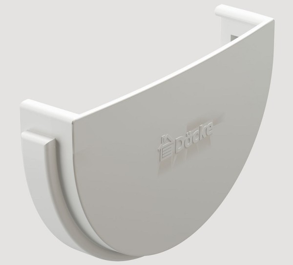 Заглушка желоба ПВХ Docke STANDART пломбир купить в Боре