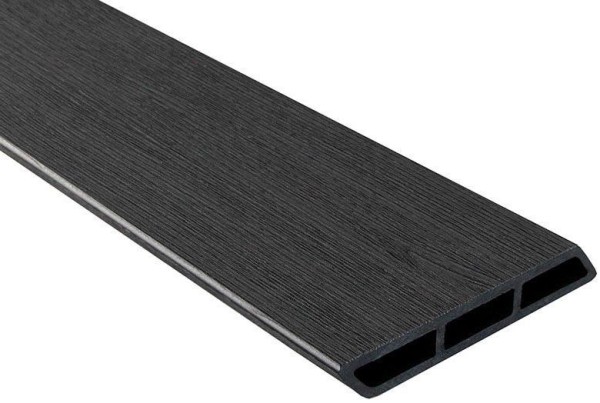 Доска Ромбус 3D ДПК Outdoor STORM BLACK черная купить в Боре