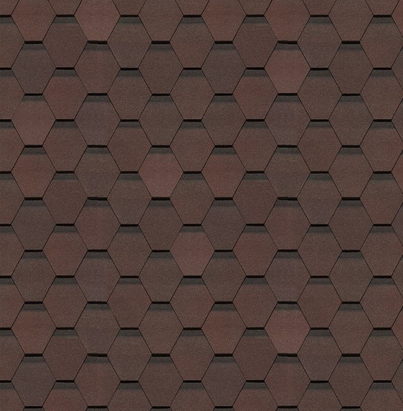 Гибкая черепица Docke, коллекция Шеффилд – Зрелый каштан купить в Боре