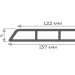 Доска Ромбус 3D ДПК Outdoor STORM GREY серая микс купить в Боре