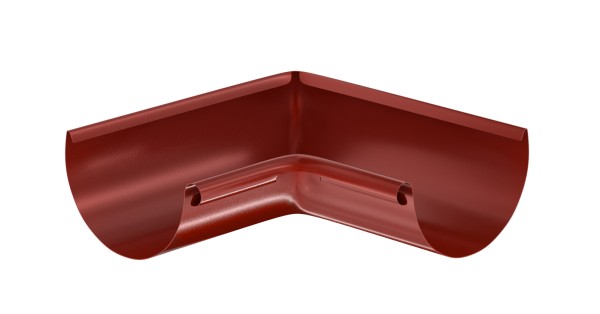 Водосток Aquasistem, система 125x90 - Угол желоба, внутренний 90° RR 29 Бургундский купить в Боре