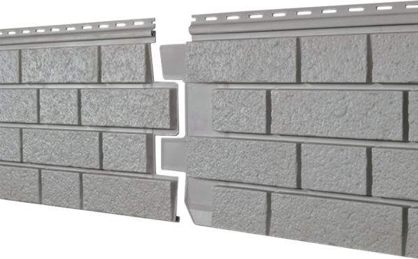 Фасадная панель Ю-пласт Стоун Хаус S-Lock Клинкер Нордик дым купить в Боре