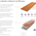 Фибросайдинг DECOVER 3600 x 190 x 8 мм Mokko купить в Боре