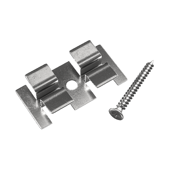 Клипса с саморезом, Grinder шовный монтаж 5 mm купить в Боре