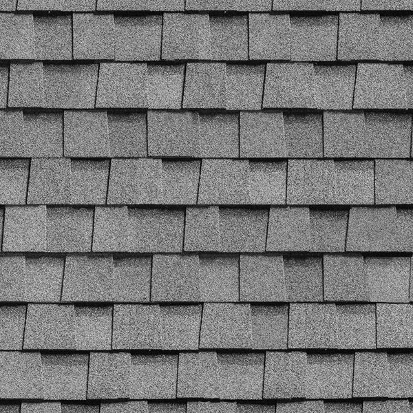 Двухслойная ламинированная черепица Shinglas, серия Ранчо – Серый купить в Боре