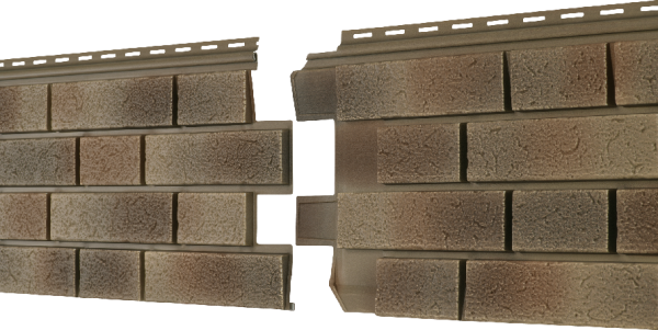 Фасадная панель Ю-пласт Стоун Хаус S-Lock Клинкер Нордик песок купить в Боре