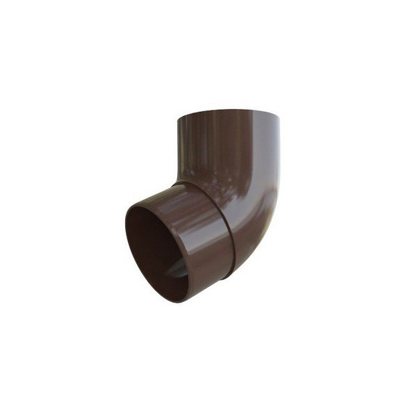Водосток Альта-Профиль ПВХ – Колено 45 (коричневый) купить в Боре