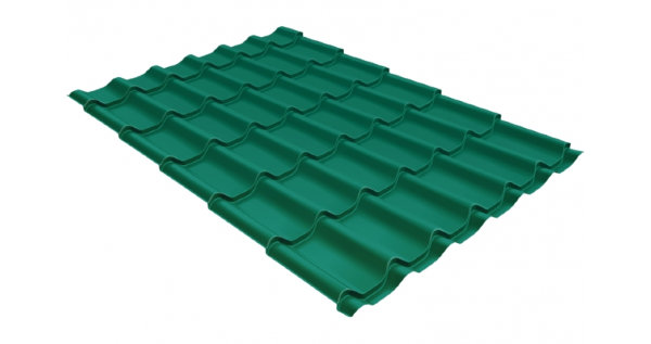 Металлочерепица классик 0,5 Satin RAL 5021 купить в Боре