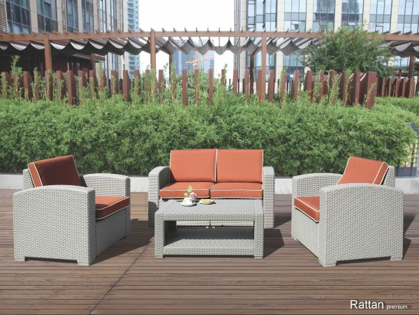 Уличные диваны и кресла коллекции Rattan Premium 4 купить в Боре