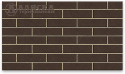 Фасадные Термопанели Аляска Amsterdam brown купить в Боре