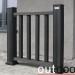 Ограждение из ДПК Outdoor Классик 3D STORM чёрный купить в Боре