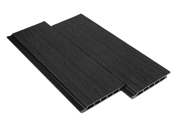Фасадная панель из ДПК Deckart Vista 3D с текстурой дерева Графит купить в Боре