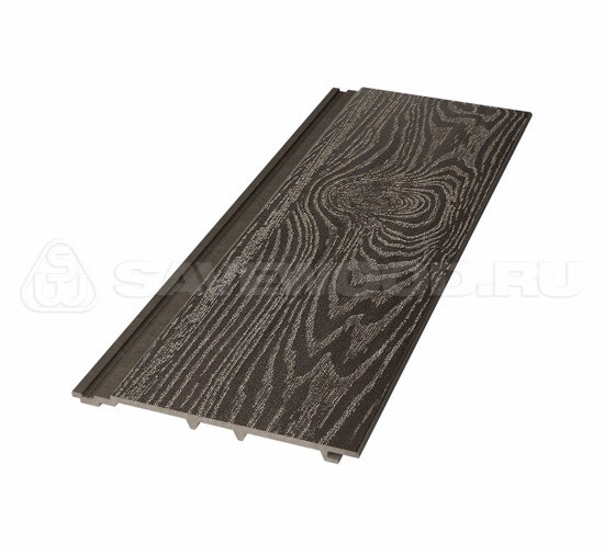 Сайдинг из дпк savewood sw-cedrus тангенциальный распил темно-коричневый купить в Боре