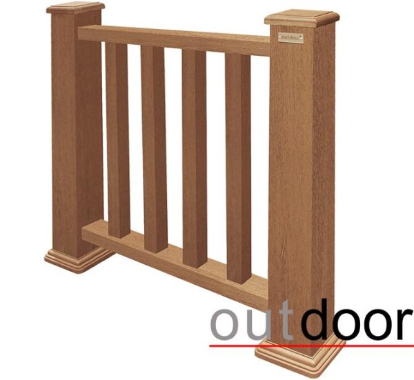 Ограждение из ДПК Outdoor Классик 3D STORM дуб купить в Боре
