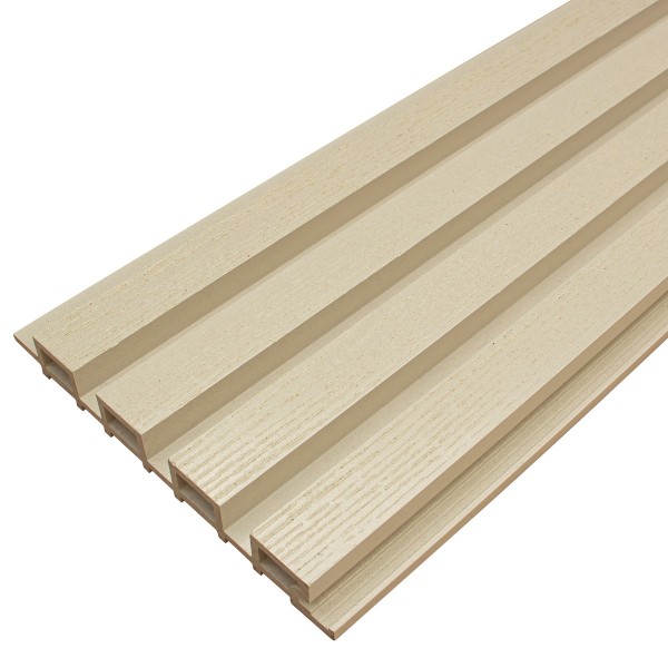 Фасадная доска из ДПК Faynag Wood Рейка Слоновая кость купить в Боре