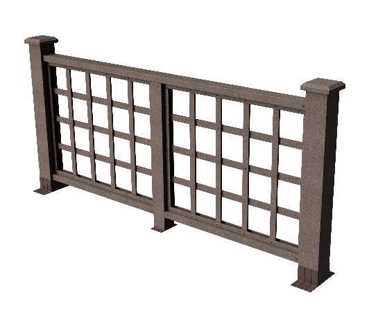 Ограждения декоративное ДПК GRINDERDECO Дувр венге купить в Боре