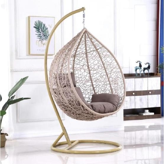 Кресло Подвесное из искусственного ротанга AFM-169A-XLB Beige купить в Боре