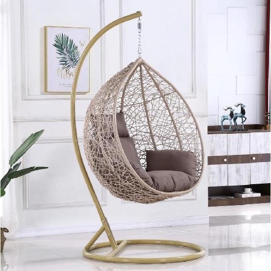 Кресло Подвесное из искусственного ротанга AFM-169A-LB Beige купить в Боре