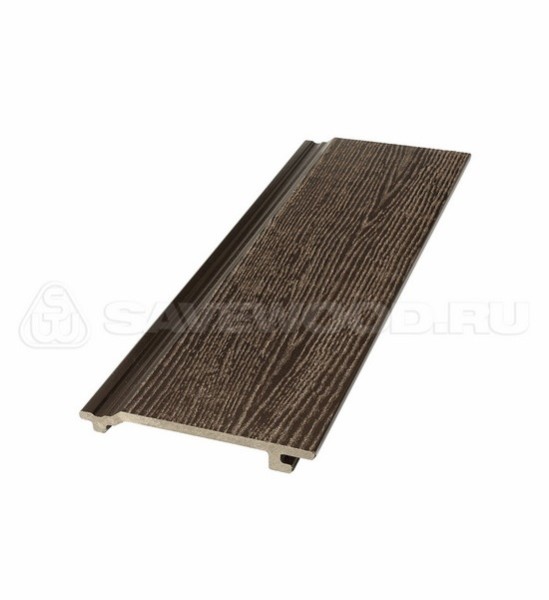 Сайдинг из дпк savewood sw-sorbus радиальный распил темно-коричневый купить в Боре