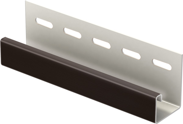 J-планка к Софиту PRO Тёмно коричневый купить в Боре
